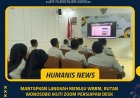 Langkah Menuju WBBM, Rutan Wonosobo Ikuti Zoom Persiapan Desk Evaluasi di Aula Sikunir